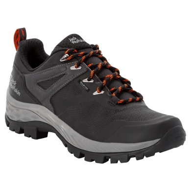 Jack Wolfskin Hiking Shoes Rebellion Guide Texapore Low (Trekking, waterproof, 100% PFC-free) black Men